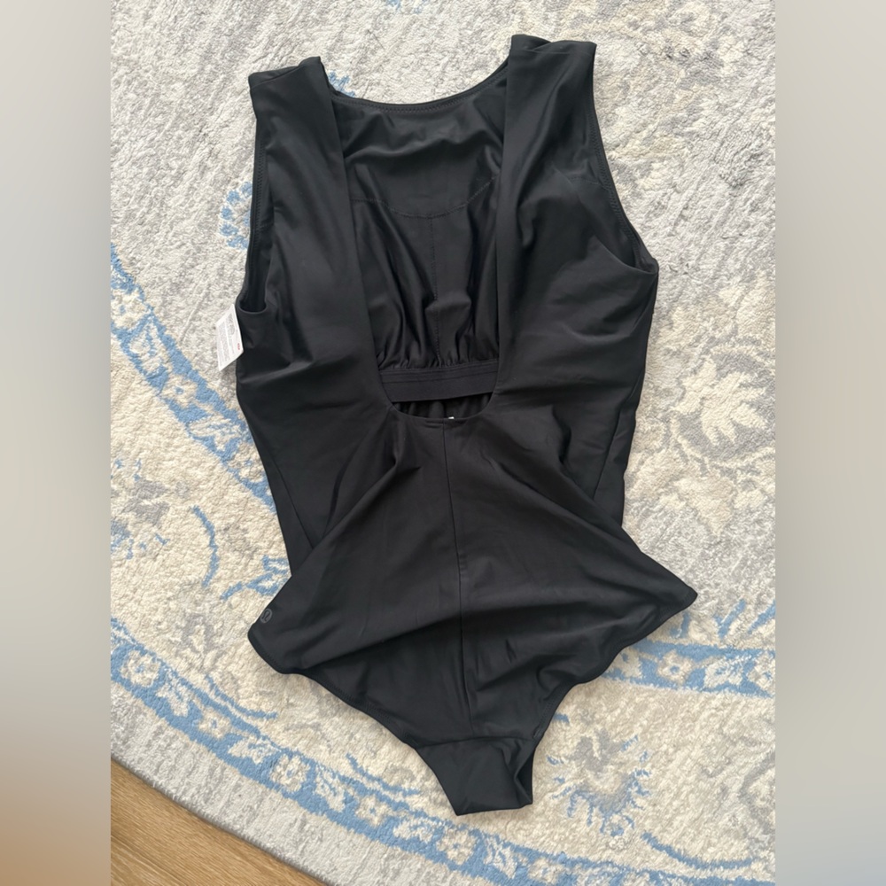 Lululemon Waterside High Neck Swim One-Piece *Medium Coverage Black (NWT) - Picture 6 of 13